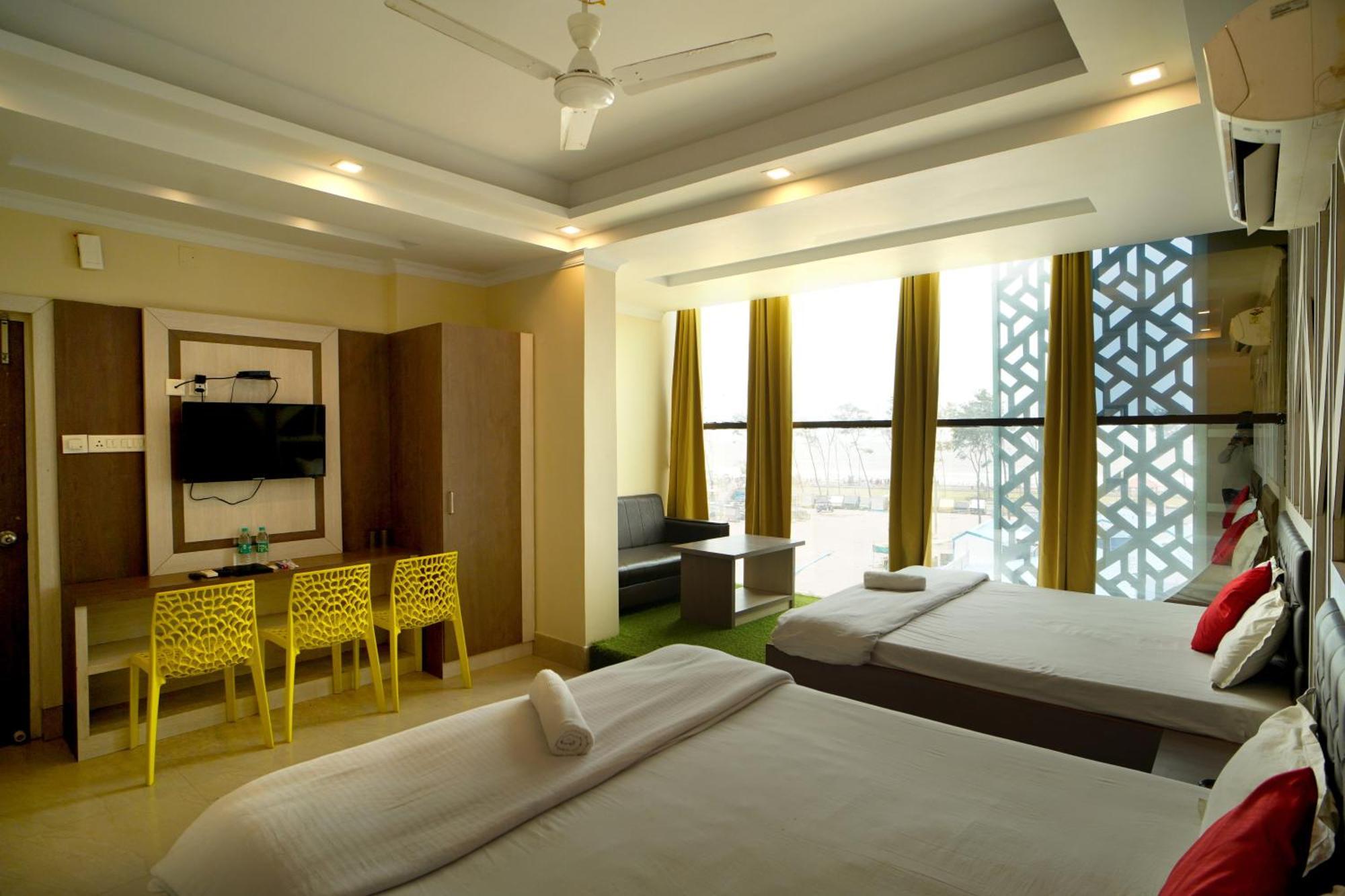 Royal Sea View !! Beach Front With Free Wifi !! 디가 외부 사진