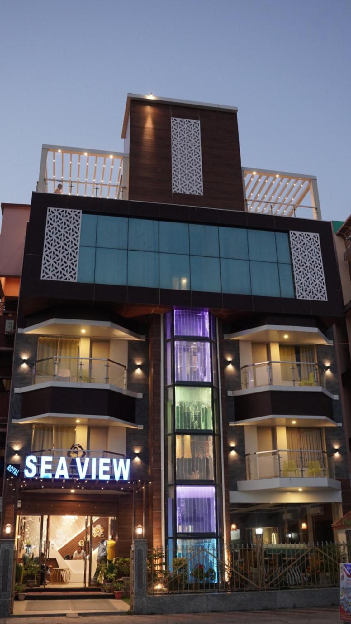 Royal Sea View !! Beach Front With Free Wifi !! 디가 외부 사진